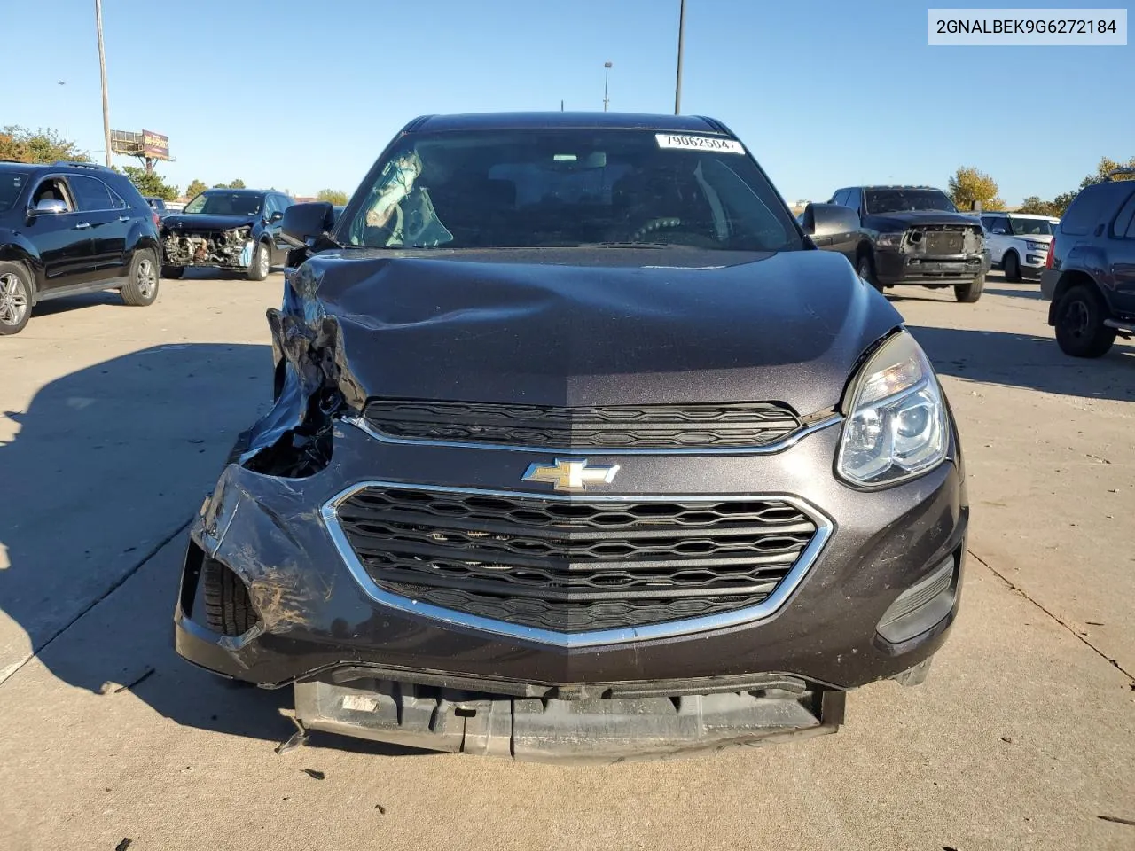 2016 Chevrolet Equinox Ls VIN: 2GNALBEK9G6272184 Lot: 79062504