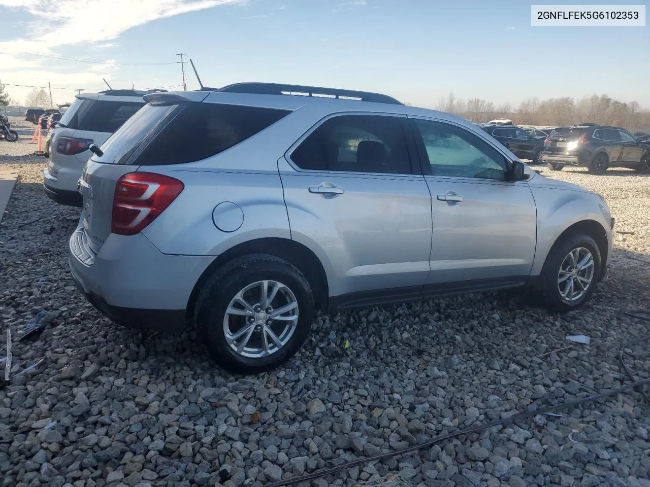 2016 Chevrolet Equinox Lt VIN: 2GNFLFEK5G6102353 Lot: 79080084