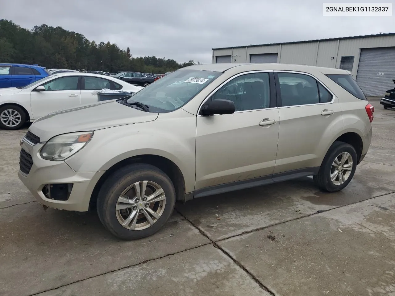 2016 Chevrolet Equinox Ls VIN: 2GNALBEK1G1132837 Lot: 79229874