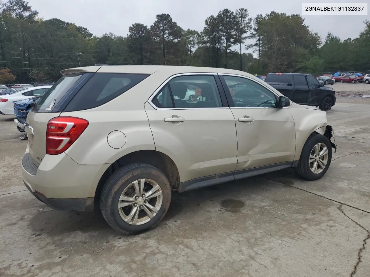 2016 Chevrolet Equinox Ls VIN: 2GNALBEK1G1132837 Lot: 79229874