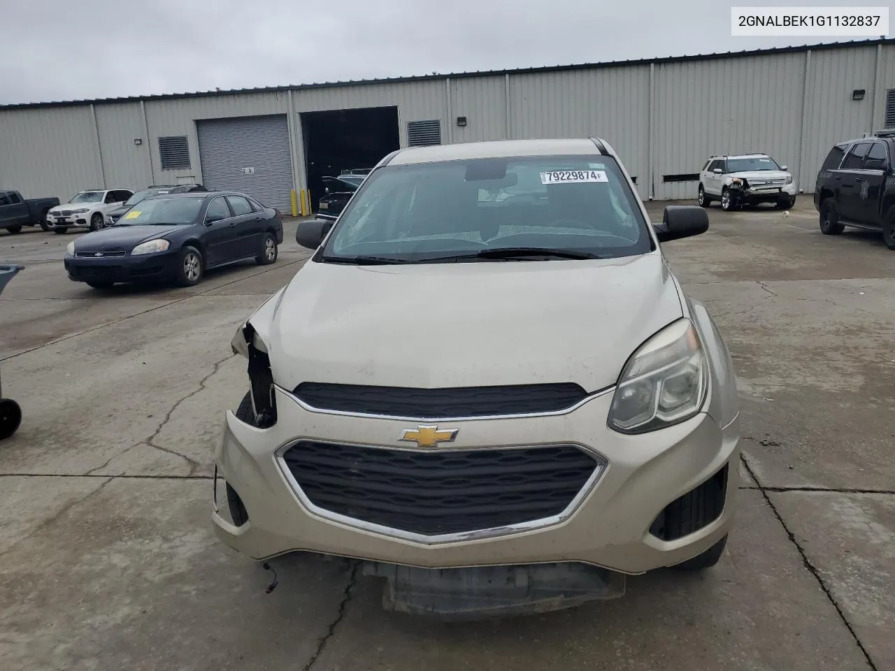 2016 Chevrolet Equinox Ls VIN: 2GNALBEK1G1132837 Lot: 79229874