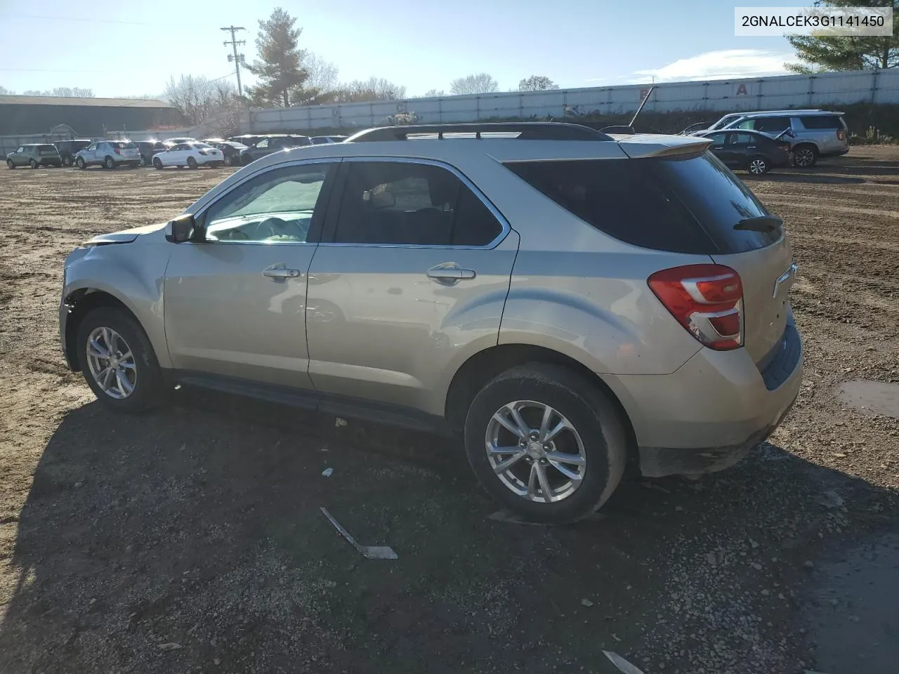 2016 Chevrolet Equinox Lt VIN: 2GNALCEK3G1141450 Lot: 79288724