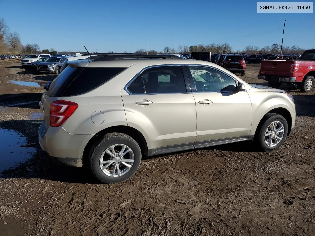 2016 Chevrolet Equinox Lt VIN: 2GNALCEK3G1141450 Lot: 79288724