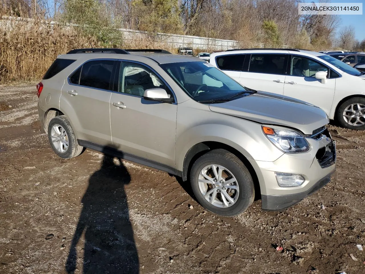 2016 Chevrolet Equinox Lt VIN: 2GNALCEK3G1141450 Lot: 79288724