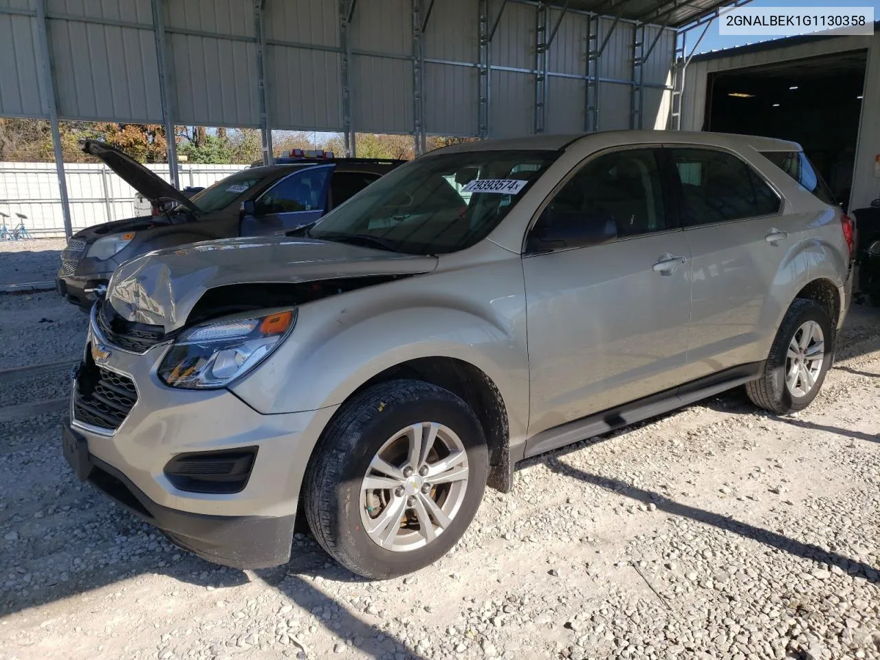 2016 Chevrolet Equinox Ls VIN: 2GNALBEK1G1130358 Lot: 79393574