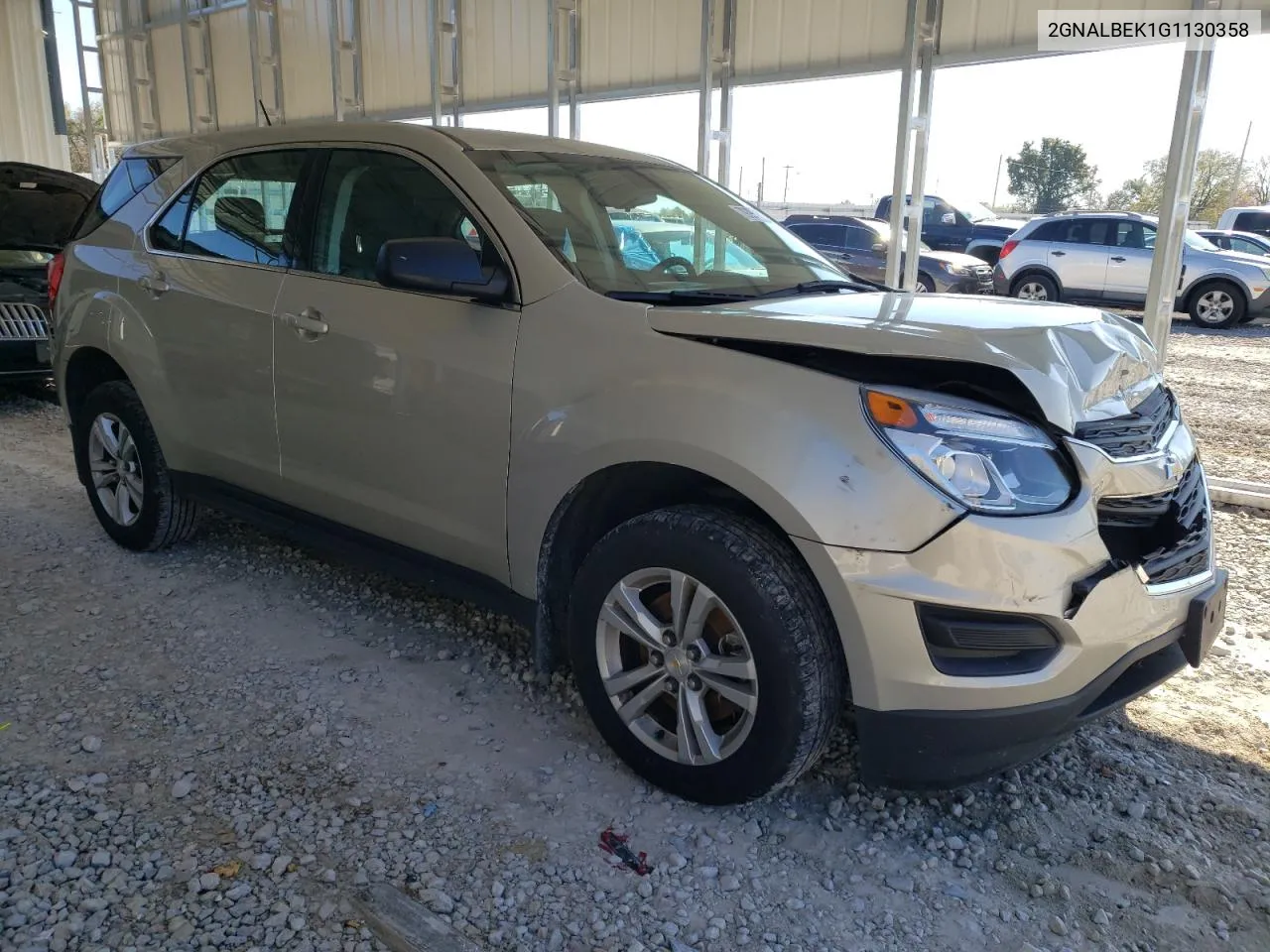 2016 Chevrolet Equinox Ls VIN: 2GNALBEK1G1130358 Lot: 79393574