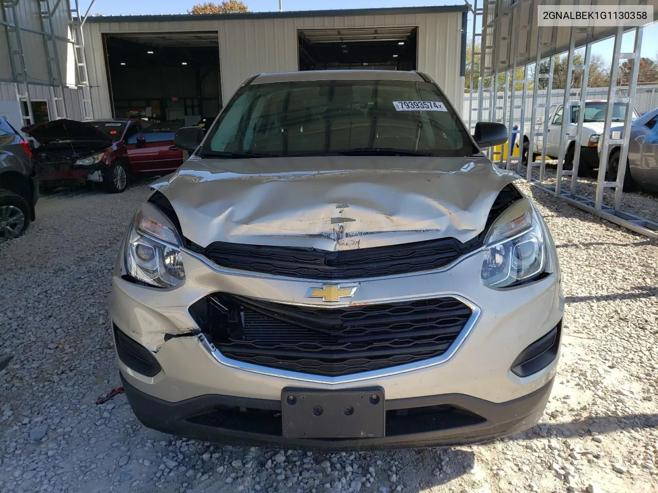 2016 Chevrolet Equinox Ls VIN: 2GNALBEK1G1130358 Lot: 79393574