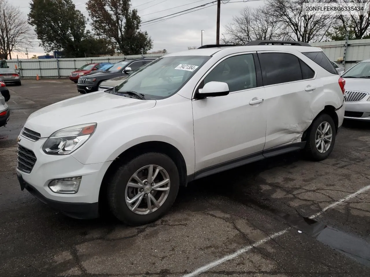 2016 Chevrolet Equinox Lt VIN: 2GNFLFEK8G6335434 Lot: 79421384