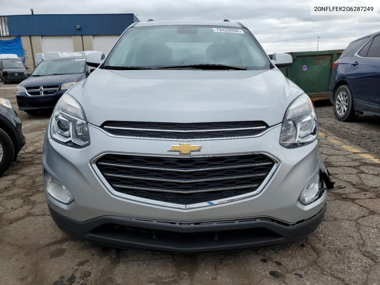 2016 Chevrolet Equinox Lt VIN: 2GNFLFEK2G6287249 Lot: 79428094