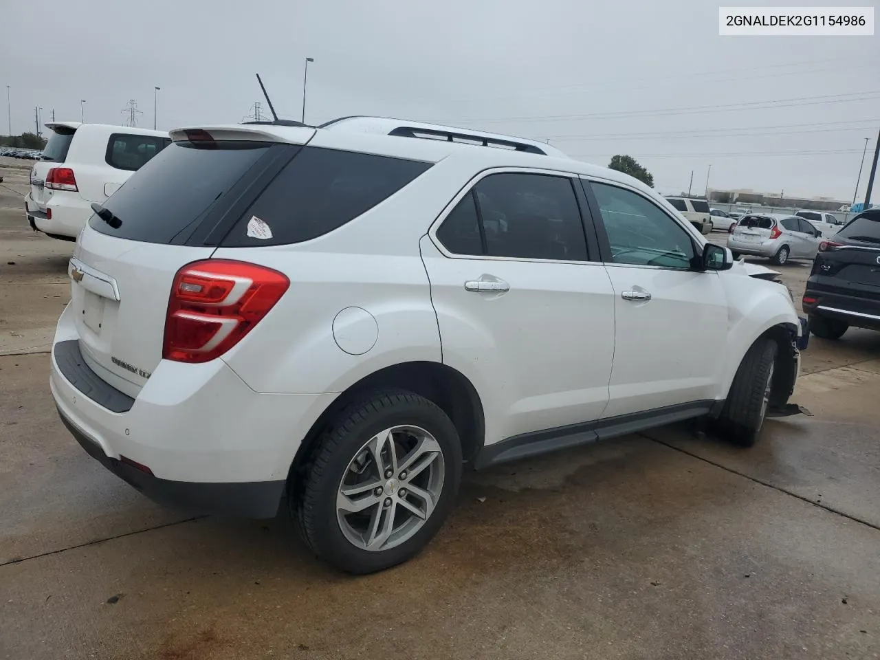 2016 Chevrolet Equinox Ltz VIN: 2GNALDEK2G1154986 Lot: 79443384