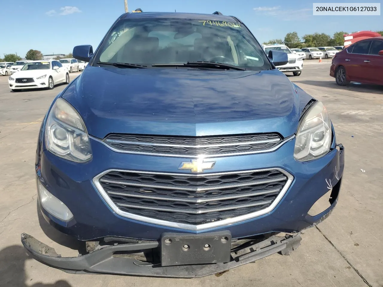 2016 Chevrolet Equinox Lt VIN: 2GNALCEK1G6127033 Lot: 79469014