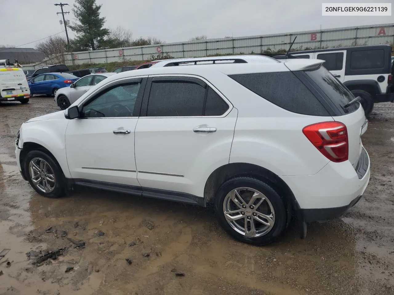 2016 Chevrolet Equinox Ltz VIN: 2GNFLGEK9G6221139 Lot: 80270654