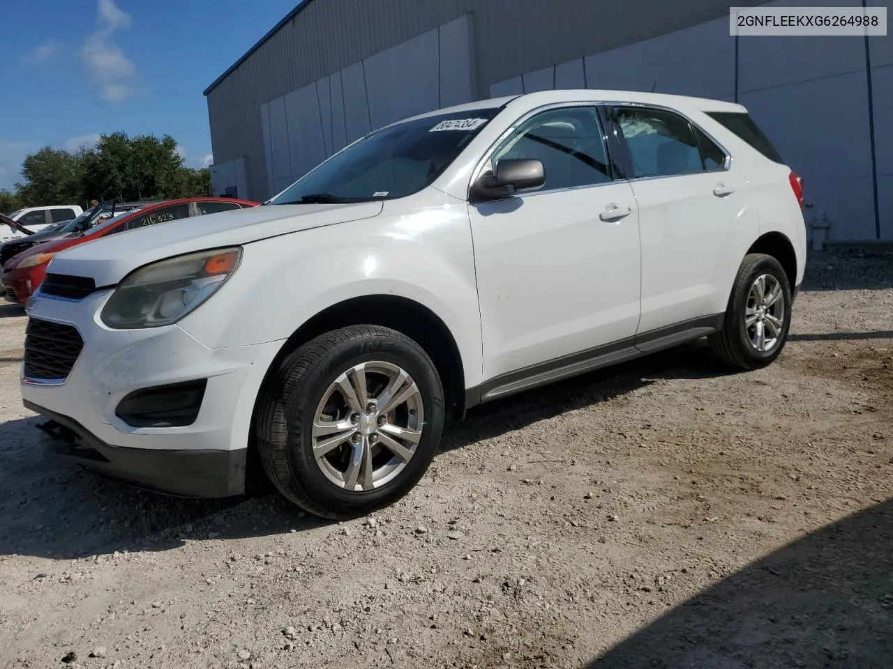 2016 Chevrolet Equinox Ls VIN: 2GNFLEEKXG6264988 Lot: 80474334