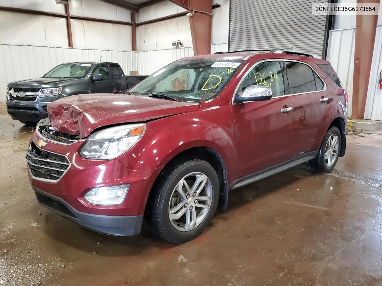 2016 Chevrolet Equinox Ltz VIN: 2GNFLGE35G6273554 Lot: 80704174