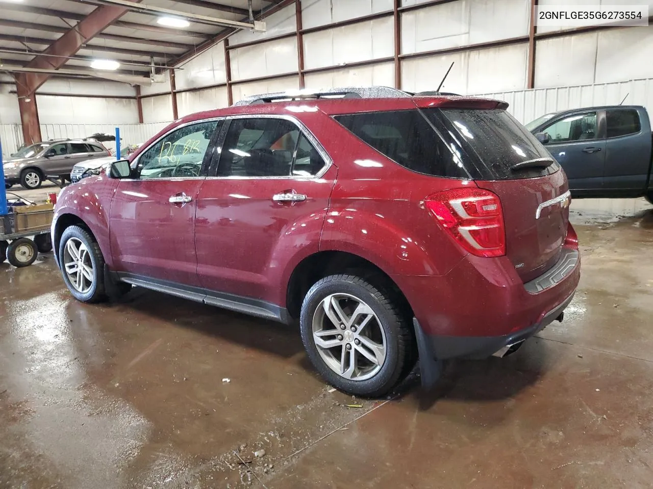 2016 Chevrolet Equinox Ltz VIN: 2GNFLGE35G6273554 Lot: 80704174