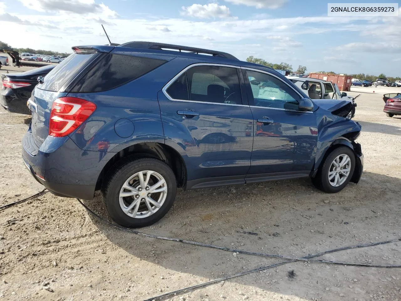 2016 Chevrolet Equinox Lt VIN: 2GNALCEK8G6359273 Lot: 80709774