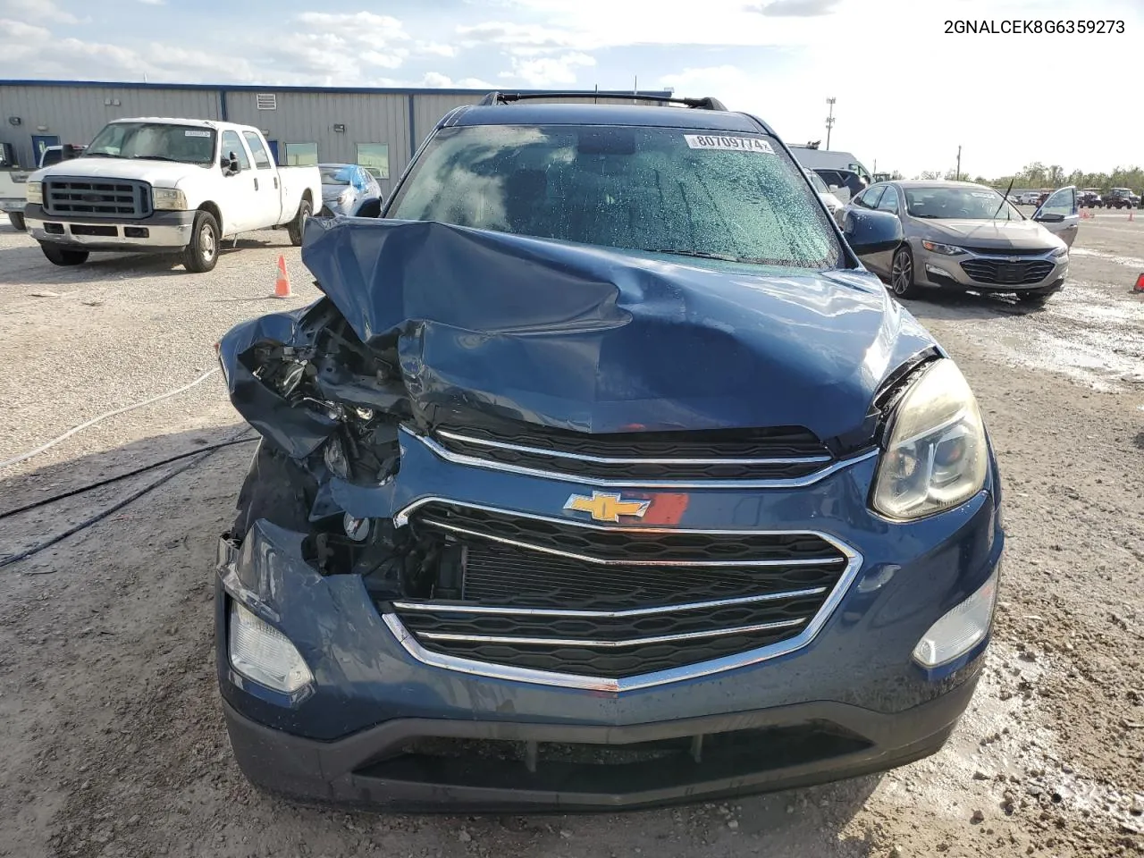 2016 Chevrolet Equinox Lt VIN: 2GNALCEK8G6359273 Lot: 80709774