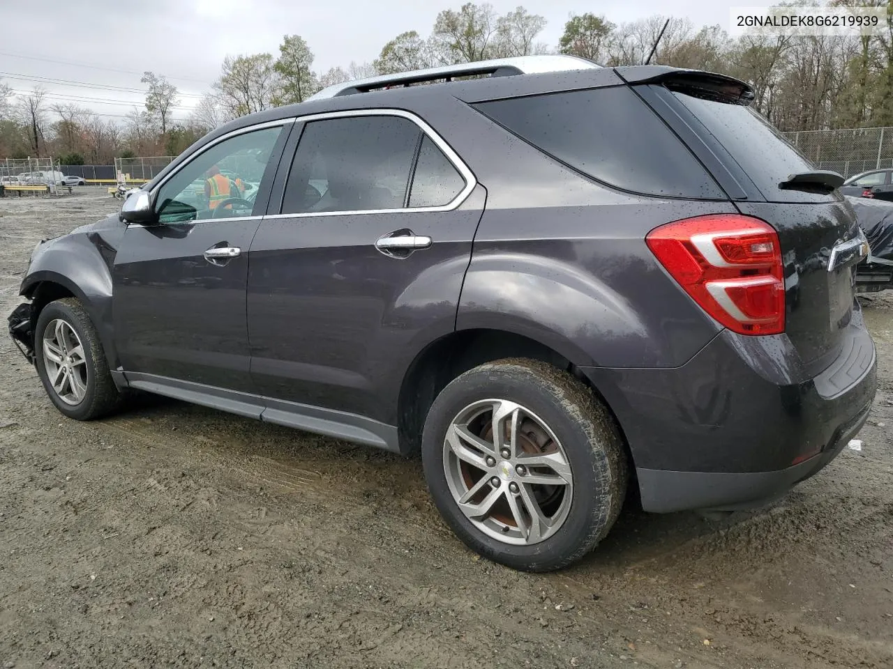 2016 Chevrolet Equinox Ltz VIN: 2GNALDEK8G6219939 Lot: 80887044