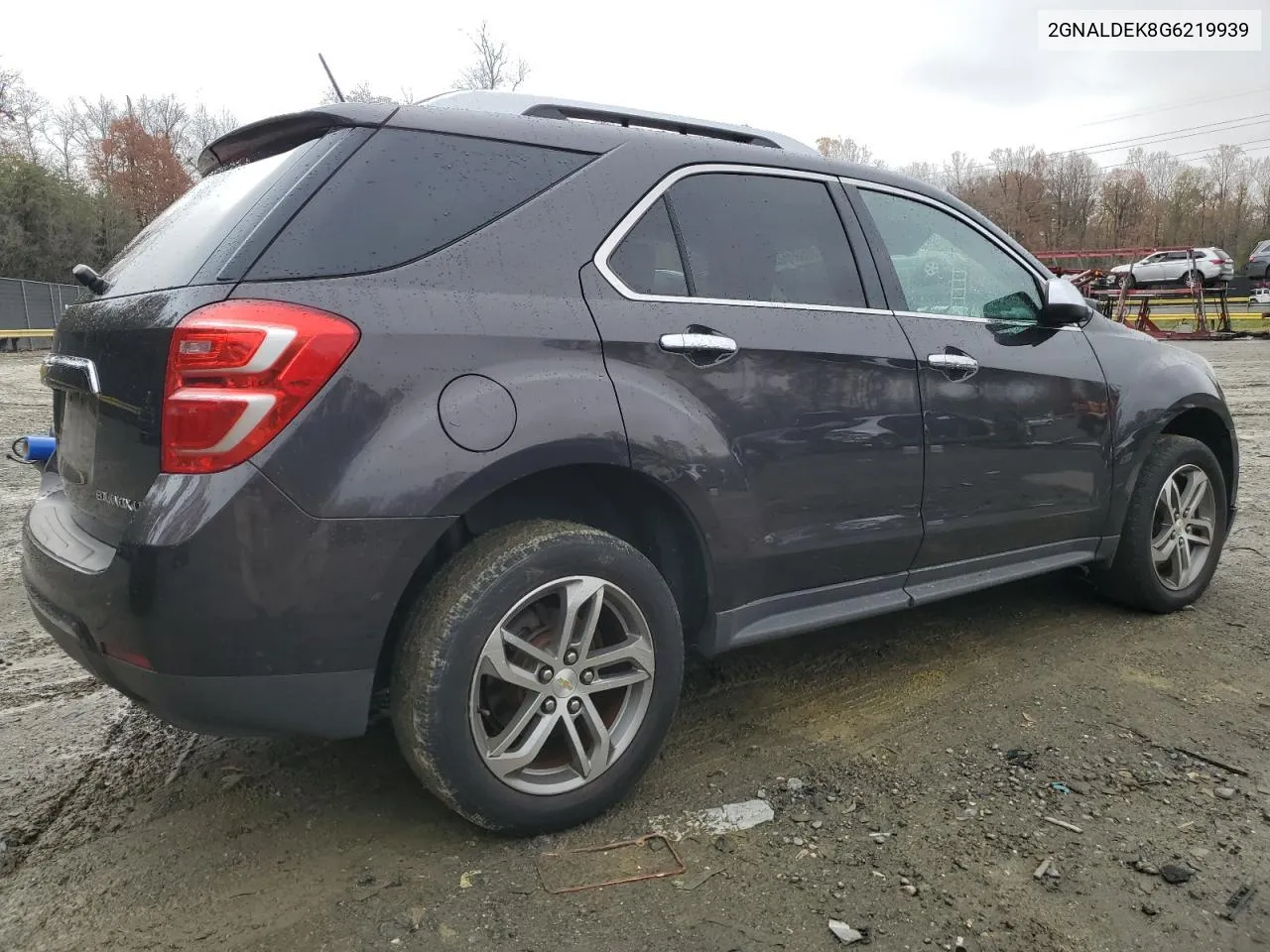 2016 Chevrolet Equinox Ltz VIN: 2GNALDEK8G6219939 Lot: 80887044