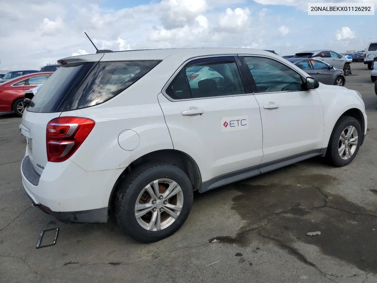 2016 Chevrolet Equinox Ls VIN: 2GNALBEKXG1126292 Lot: 80964284