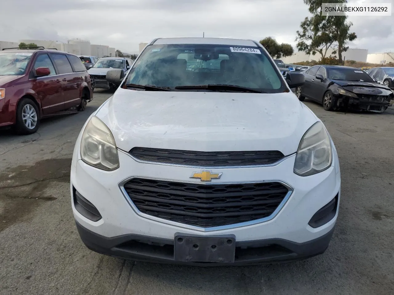 2016 Chevrolet Equinox Ls VIN: 2GNALBEKXG1126292 Lot: 80964284