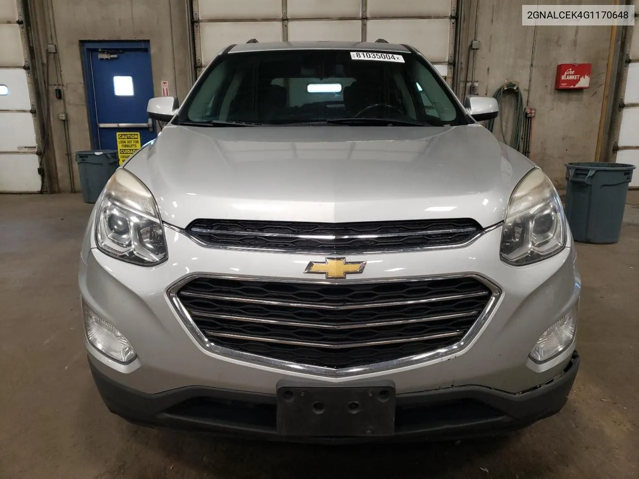 2016 Chevrolet Equinox Lt VIN: 2GNALCEK4G1170648 Lot: 81035004