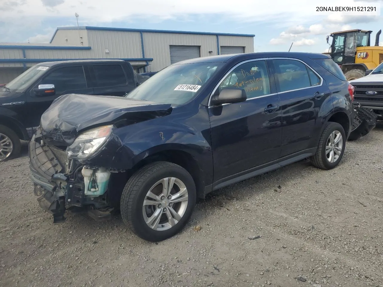 2017 Chevrolet Equinox Ls VIN: 2GNALBEK9H1521291 Lot: 51216484