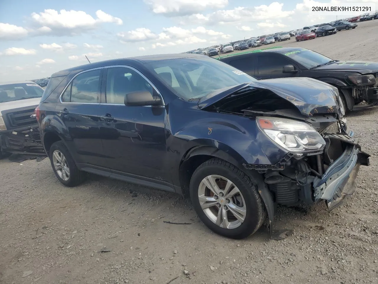 2017 Chevrolet Equinox Ls VIN: 2GNALBEK9H1521291 Lot: 51216484