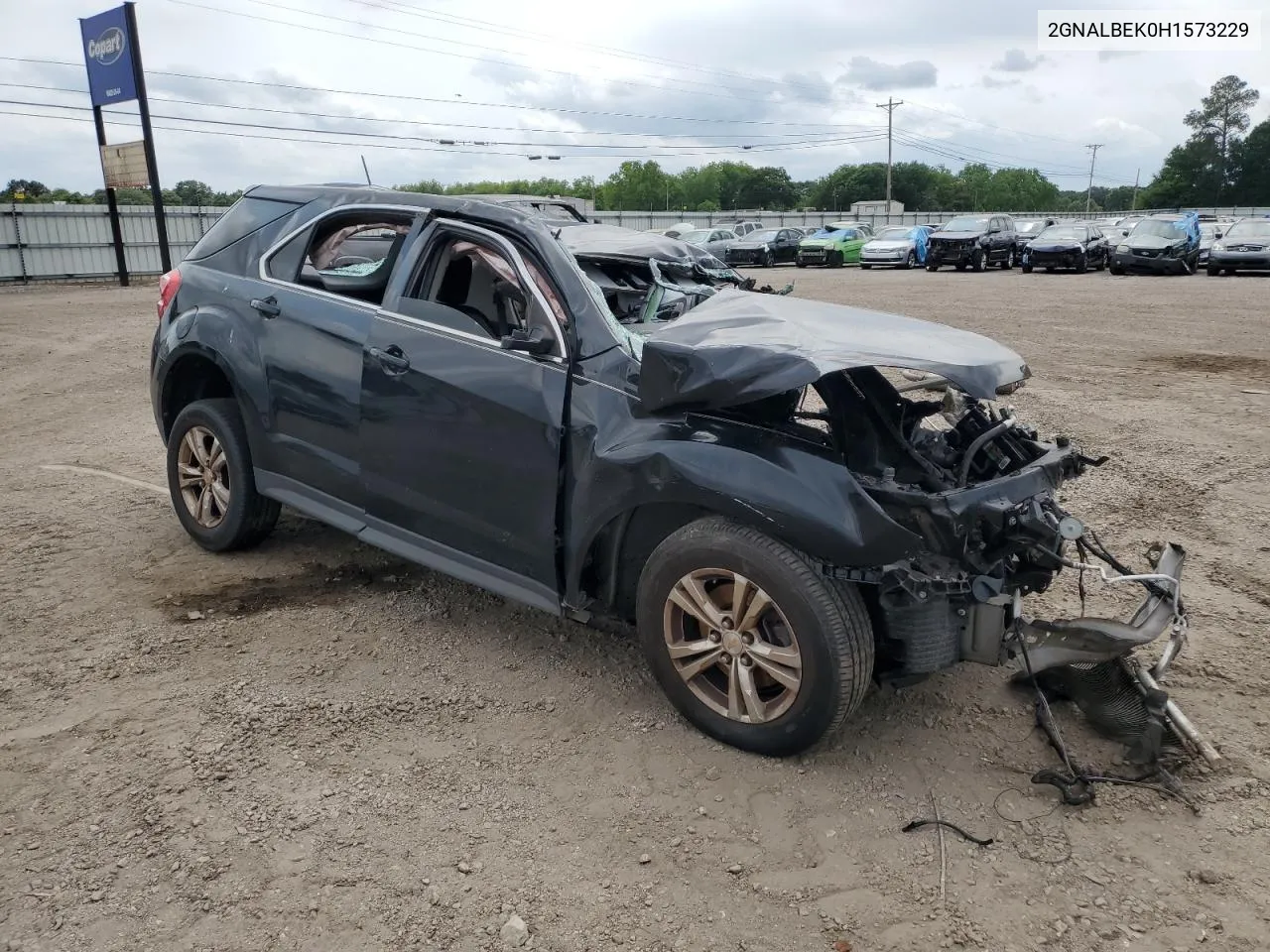 2017 Chevrolet Equinox Ls VIN: 2GNALBEK0H1573229 Lot: 54424104