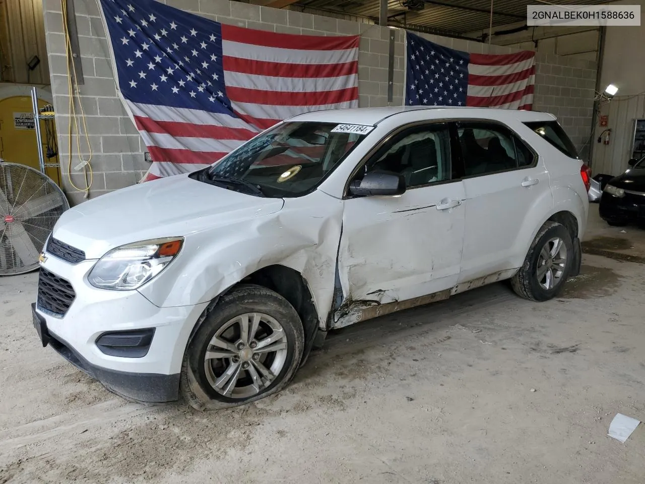 2017 Chevrolet Equinox Ls VIN: 2GNALBEK0H1588636 Lot: 54641184