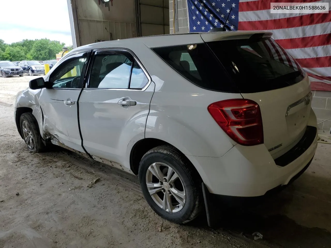 2017 Chevrolet Equinox Ls VIN: 2GNALBEK0H1588636 Lot: 54641184