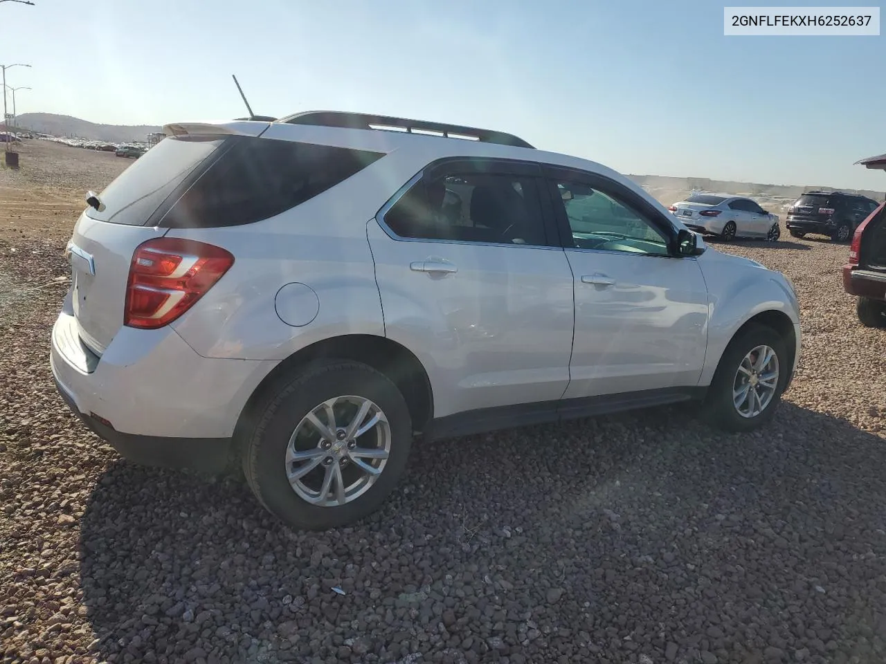 2017 Chevrolet Equinox Lt VIN: 2GNFLFEKXH6252637 Lot: 55019054