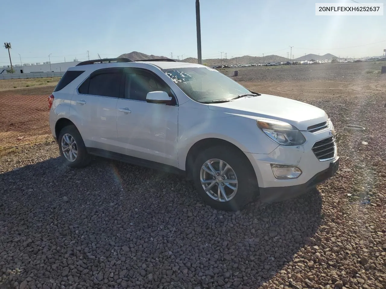 2017 Chevrolet Equinox Lt VIN: 2GNFLFEKXH6252637 Lot: 55019054