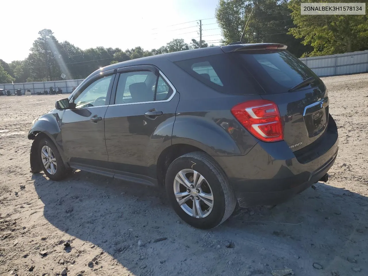 2017 Chevrolet Equinox Ls VIN: 2GNALBEK3H1578134 Lot: 55549104