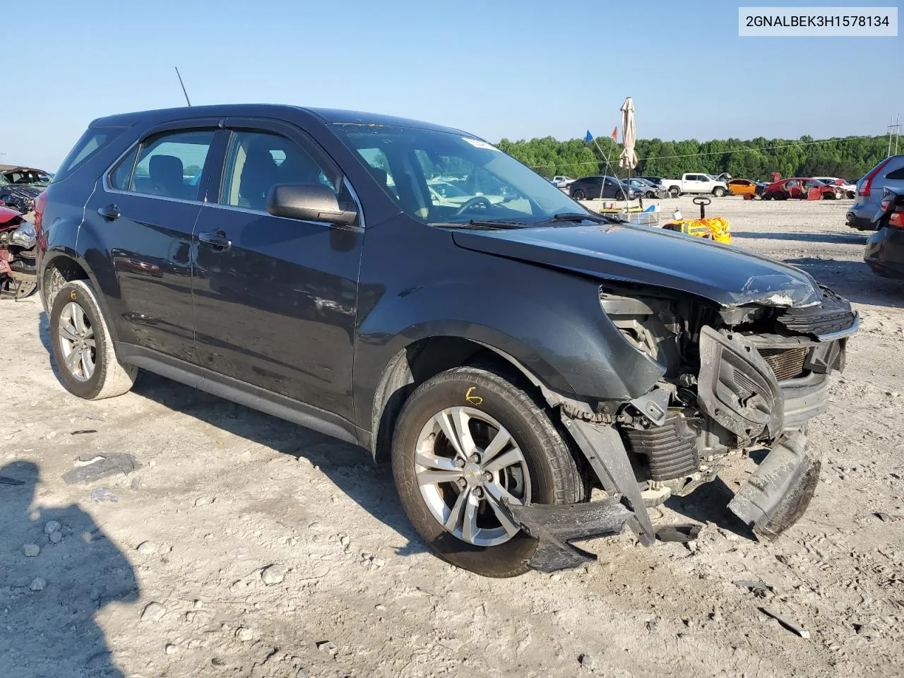 2017 Chevrolet Equinox Ls VIN: 2GNALBEK3H1578134 Lot: 55549104