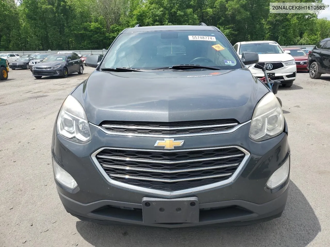 2017 Chevrolet Equinox Lt VIN: 2GNALCEK8H1610582 Lot: 55748774