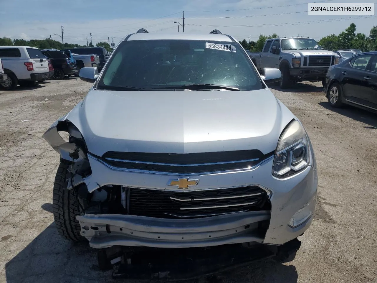 2017 Chevrolet Equinox Lt VIN: 2GNALCEK1H6299712 Lot: 55834494