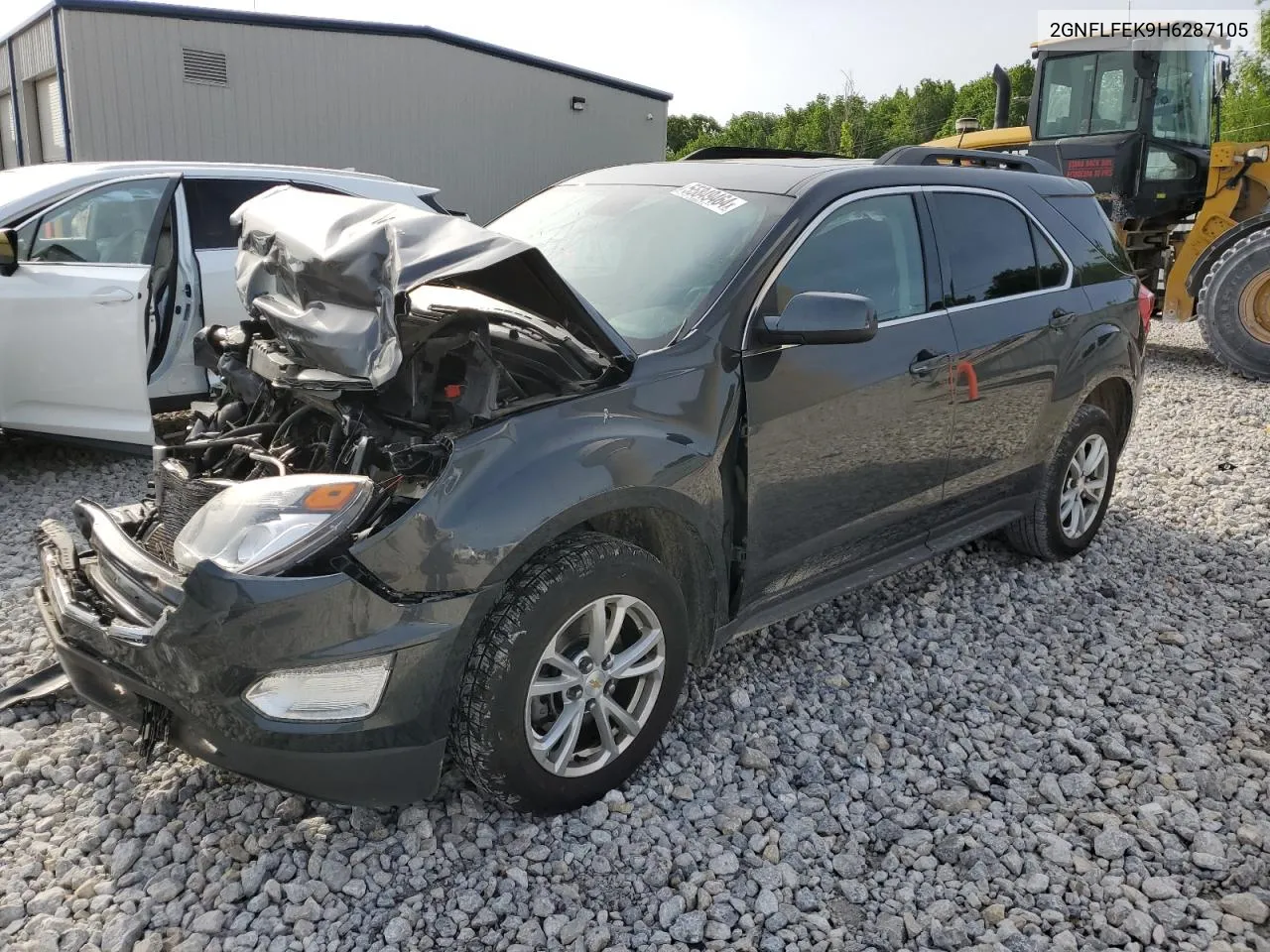 2017 Chevrolet Equinox Lt VIN: 2GNFLFEK9H6287105 Lot: 55849464