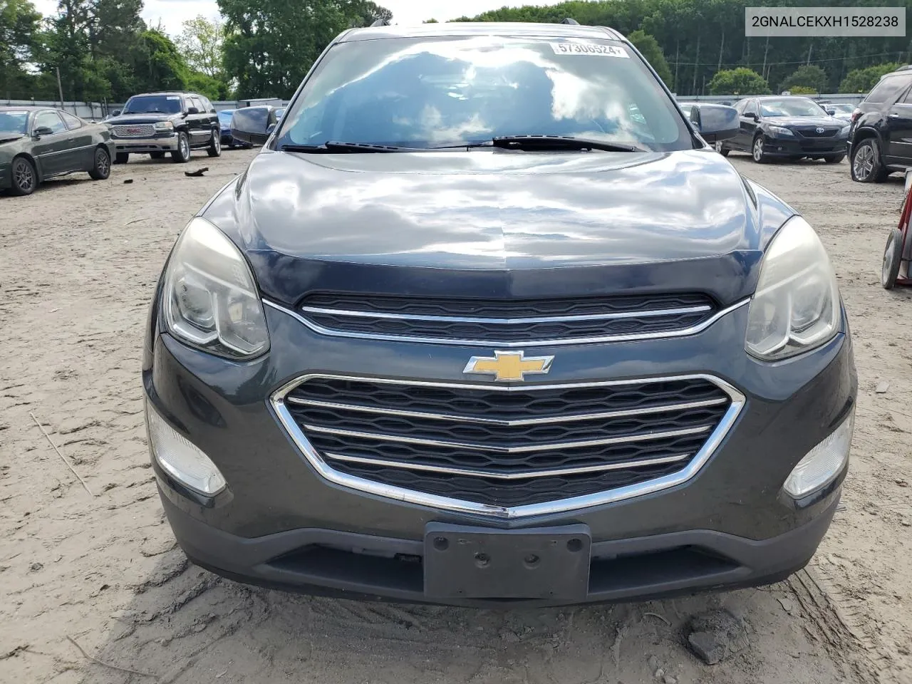 2017 Chevrolet Equinox Lt VIN: 2GNALCEKXH1528238 Lot: 57306524