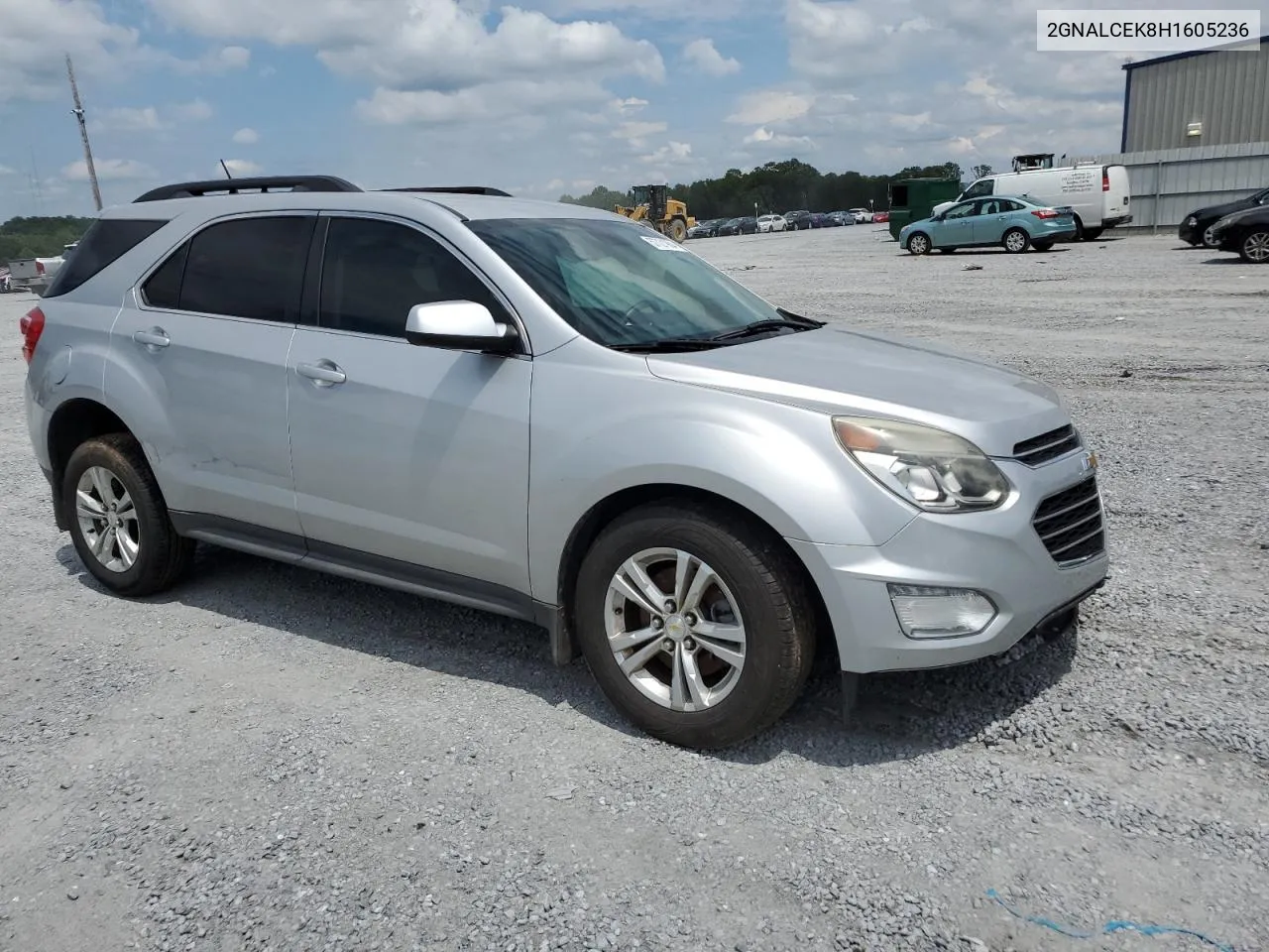 2017 Chevrolet Equinox Lt VIN: 2GNALCEK8H1605236 Lot: 57721904