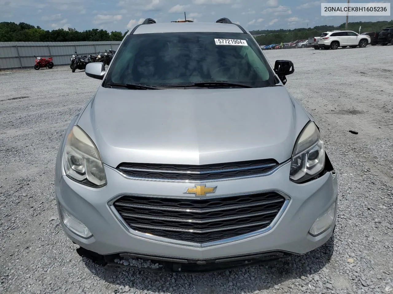 2017 Chevrolet Equinox Lt VIN: 2GNALCEK8H1605236 Lot: 57721904