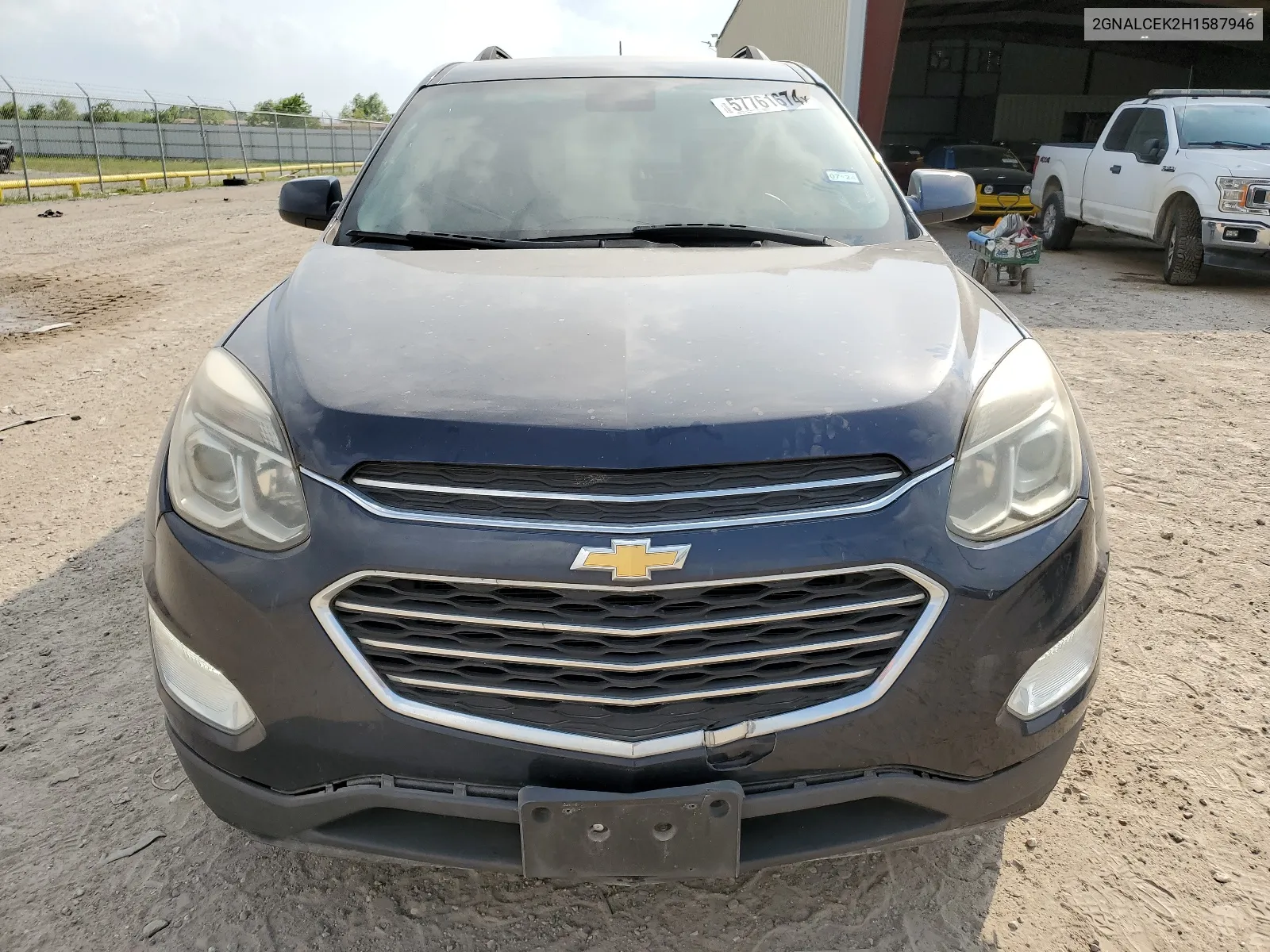 2017 Chevrolet Equinox Lt VIN: 2GNALCEK2H1587946 Lot: 57761674