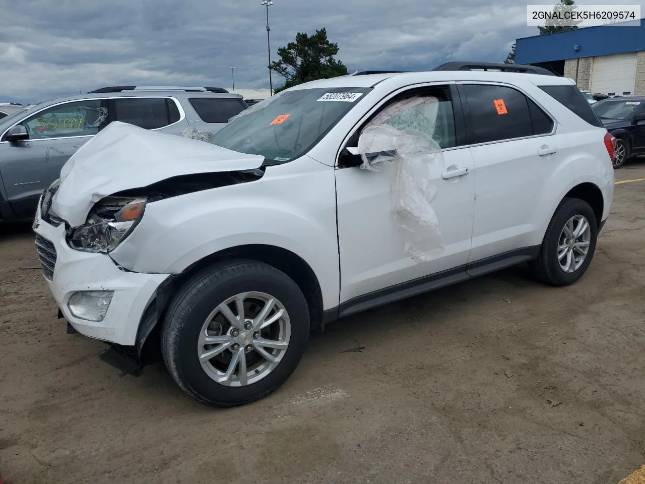 2017 Chevrolet Equinox Lt VIN: 2GNALCEK5H6209574 Lot: 58207964