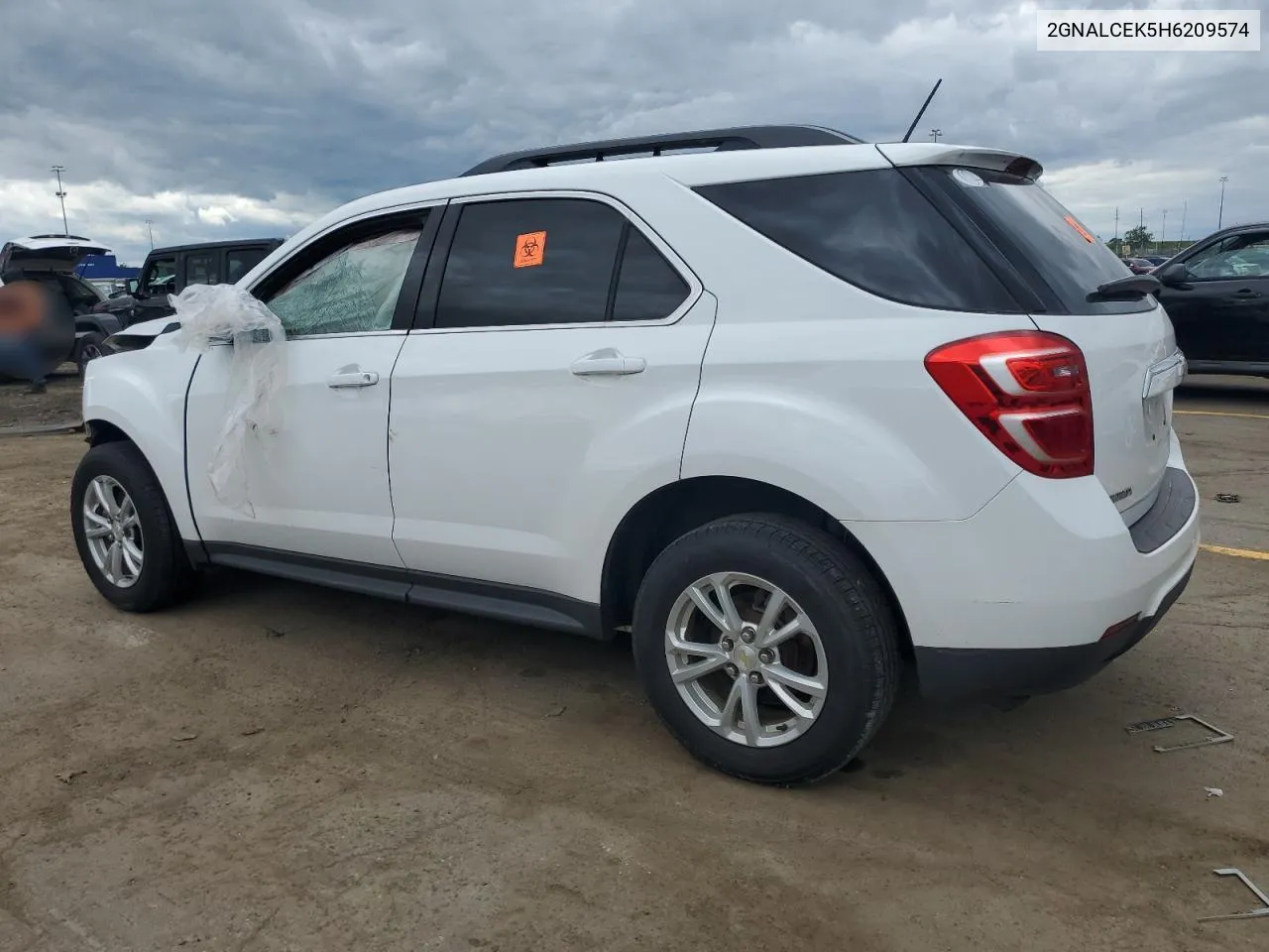 2017 Chevrolet Equinox Lt VIN: 2GNALCEK5H6209574 Lot: 58207964