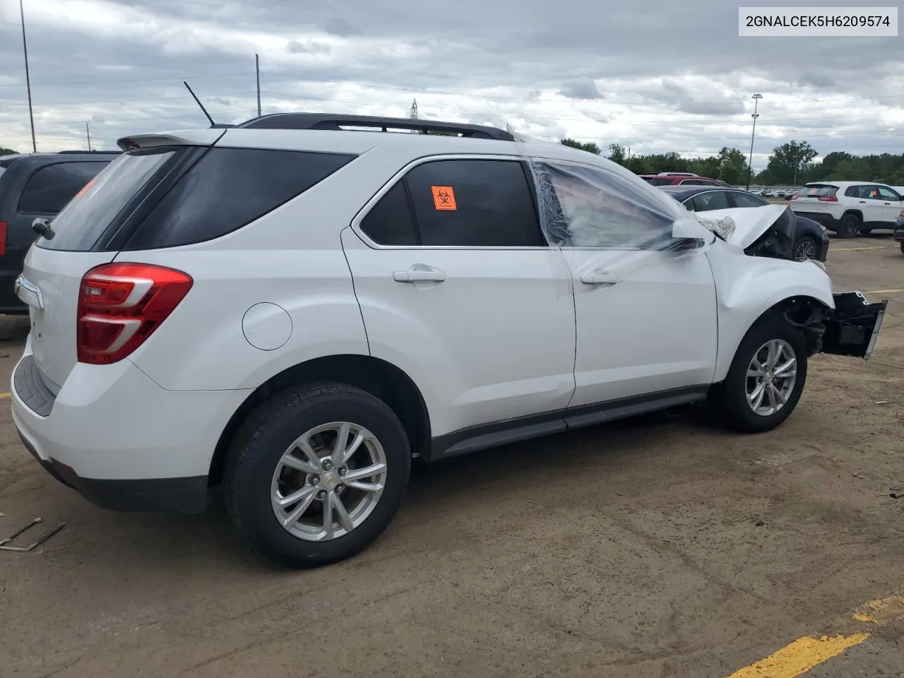 2017 Chevrolet Equinox Lt VIN: 2GNALCEK5H6209574 Lot: 58207964