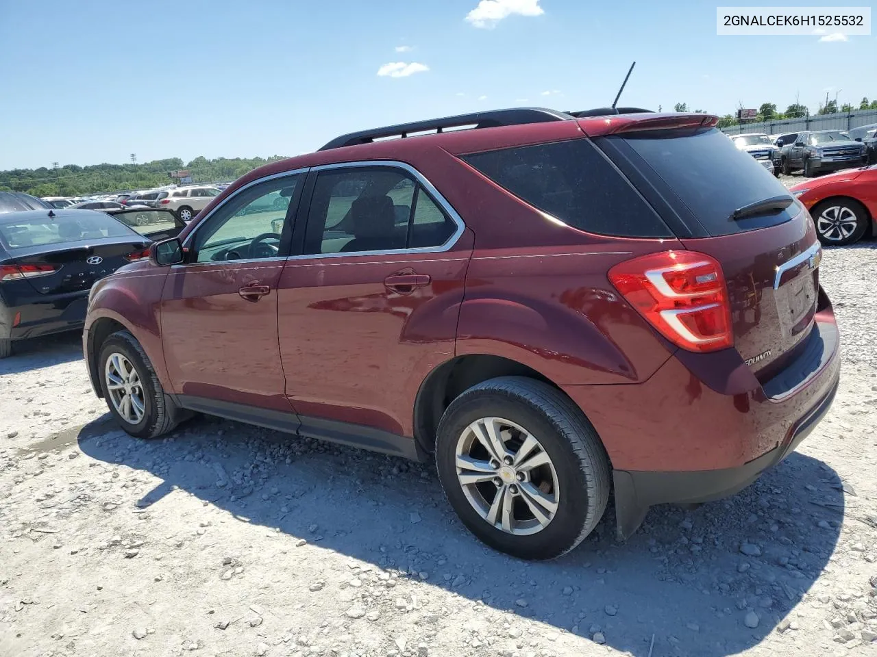 2017 Chevrolet Equinox Lt VIN: 2GNALCEK6H1525532 Lot: 58213264