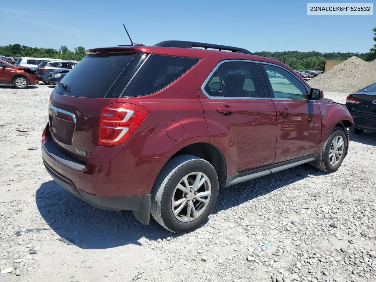 2017 Chevrolet Equinox Lt VIN: 2GNALCEK6H1525532 Lot: 58213264