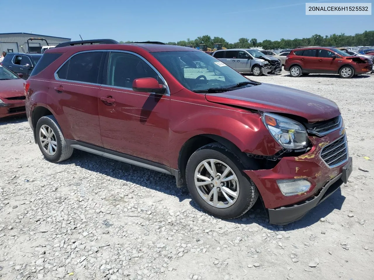 2017 Chevrolet Equinox Lt VIN: 2GNALCEK6H1525532 Lot: 58213264