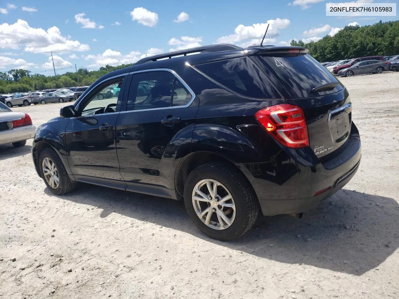 2017 Chevrolet Equinox Lt VIN: 2GNFLFEK7H6105983 Lot: 58300184