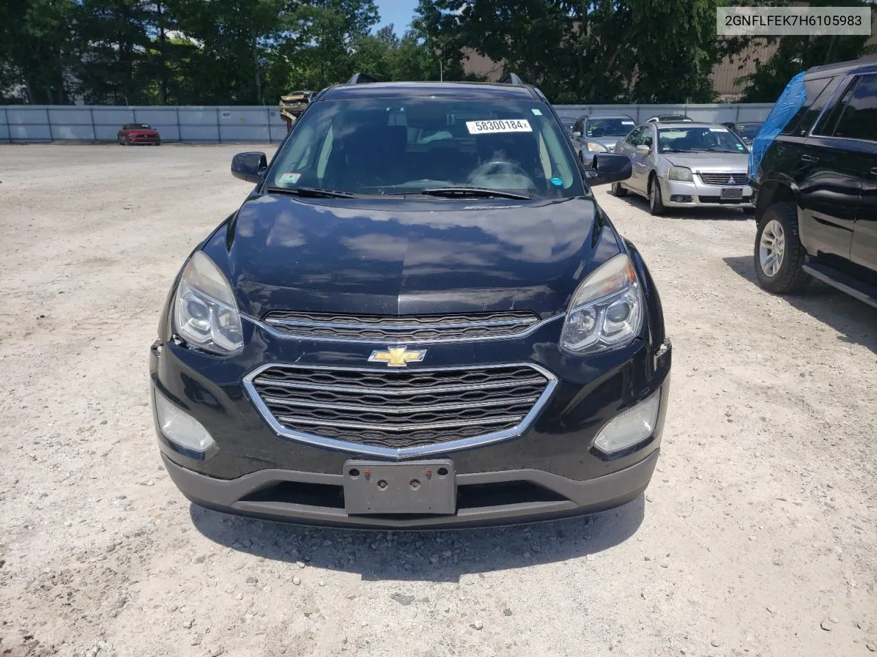 2017 Chevrolet Equinox Lt VIN: 2GNFLFEK7H6105983 Lot: 58300184